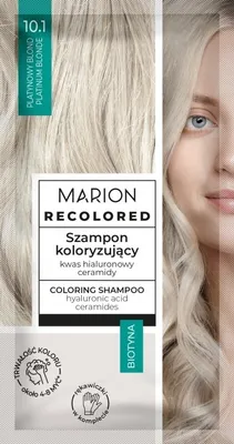 Obrázek produktu pro Barvicí šampon Marion Platinum Blond 10.1, 35 ml