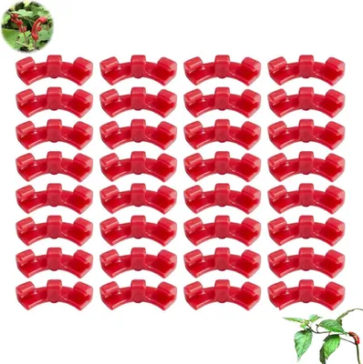 Produktbild von 30 Stück Pflanzenbieger 90 Grad, LST Clips Für Pflanzen Training, Pflanzenclips Für Niedrige Belastung, Rankhilfe Metall,