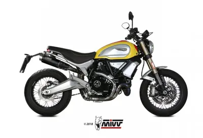 Image de Mivv SPORT Silencieux GPpro 2 SLIP-ON Steel Black pour DUCATI SCRAMBLER 1100 BJ 2018 &gt