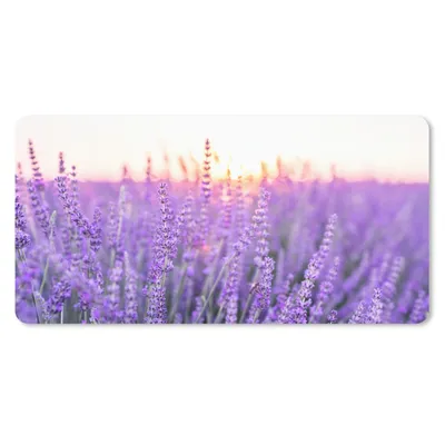 Produktbild von MuchoWow® Mauspad Mousepad Lavendel - Nahaufnahme - Lila - Blumen 60x30 cm - Mousepads - Maus Mat - Pad - Mausunterlage - Nachhaltig