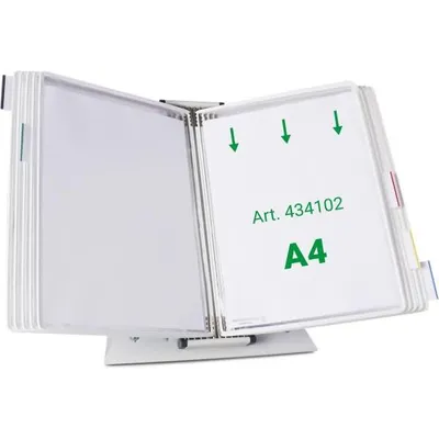 Produktbild von tarifold Sichttafelsystem 434102 DIN A4 weiß mit 10 St. Sichttafeln