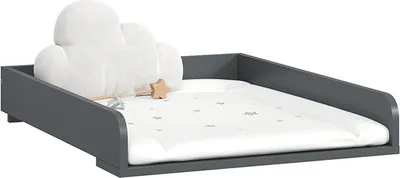 Produktbild von Wickelaufsatz Livinity Paolina Anthrazit 60 x 12.6 cm, Model 57403