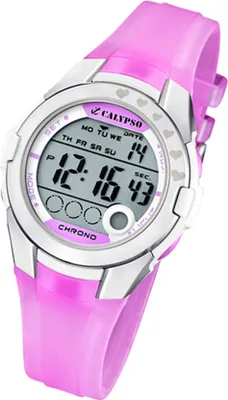 Produktbild von Calypso Kinder Uhr Junior K5571/3 Kunststoff PUR Armbanduhr helllila UK5571/3