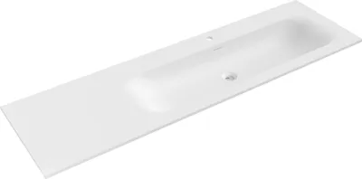 Produktbild von Mexen Vela Einbauwaschbecken rechts 161 x 46,5 cm, weiß matt - 25231601P