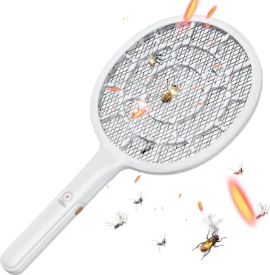 Immagine prodotto di Scacciamosche elettrico 3000V Scacciamosche Trappola per insetti Bianco 41 cm