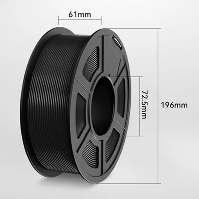 Immagine prodotto di Filamento per stampante 3D - PLA Plus - 1,75 mm - 1 kg - Bianco - Per stampanti FDM