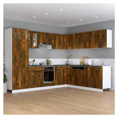 Produktbild von Gartentruhe Anthrazit 198,5x50x56,5 cm aus massivem Tannenholz