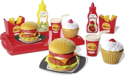Obrázok produktu pre Hamburger - hracia súprava - 32 kusov