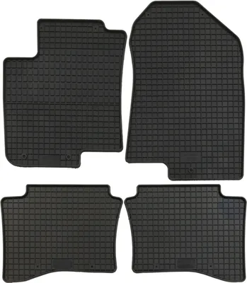 Produktbild von für Hyundai i20 / i20 Hybrid ab 09/2020 Passform Fußmatten PETEX Gummimatten 4-teilig schwarz Allwettermatten Gummifußmatten