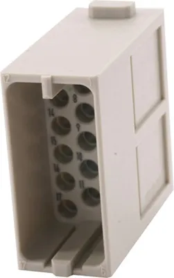 Produktbild von HART Modul Stifteinsatz Han- 09140173001 DDD