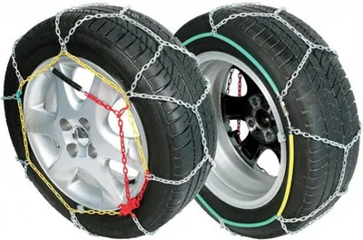 Produktbild von Schneeketten ICE MIS.95 für PKW, Blau, 9 mm Ösendurchmesser, Schnellspanner, 2 Stück