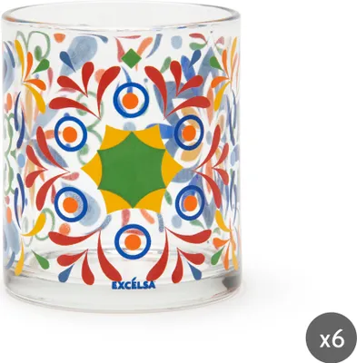 Obrázok produktu pre Excelsa sada 6 pohárov na vodu Puebla glass 25 cl color