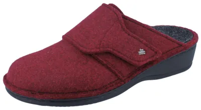Immagine prodotto di Finn Comfort, Andermatt, Donna, Pantofole, Rosso, Feltro di lana, Nuovo - Casa - pantofole Pantofole da donna, Rosso