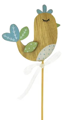 Produktbild von Holzvogel blau Stecker