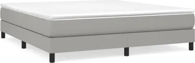 Produktbild von vidaXL Boxspringbettgestell Hellgrau 180x200 cm Stoff