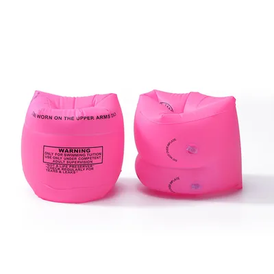Imagen del producto de Flotadores para niños de PVC, seguros y cómodos, color rosa