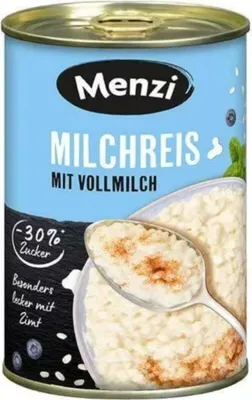 Produktbild von Menzi Milchreis mit Vollmilch, 400g