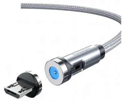Obrázek produktu pro Essager Magnetic USB-A to Micro USB, 2.4A, 2m