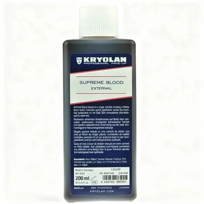 Imagen del producto de Kryolan, iluminador líquido "Supreme Blood", 200 ml