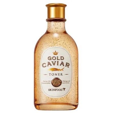 Obrázek produktu pro SKINFOOD Gold Caviar EX Toner 145 ml - Tonikum proti stárnutí obličeje