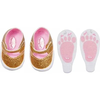 Produktbild von Zapf Baby Annabell Schuhe Gold 43cm