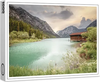 Produktbild von raxxa Premium-Puzzle "Heiterwanger See", 1000 Teile