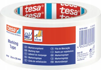 Obrázek produktu pro Tesa - Značení 60760 PVC 50 mmx33 m bílé | Piece A 1 role