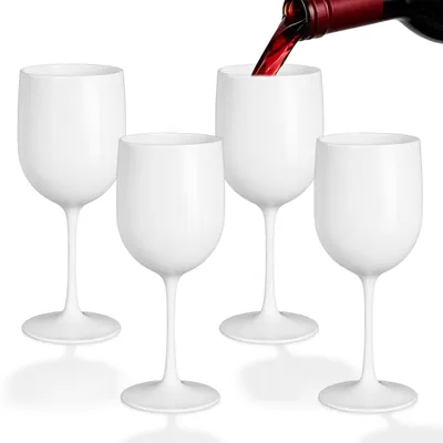 Produktbild von Weingläser aus Kunststoff, 480 ml, wiederverwendbar, bruchsicher, für Feiern
