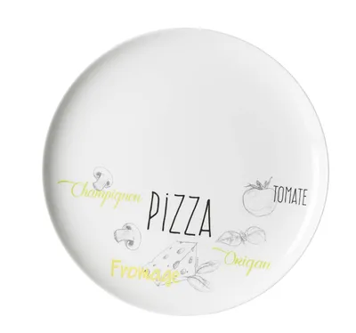 Produktbild von Luminarc Friends Time, Pizzateller, Rund, Keramik, Weiß, 32 cm