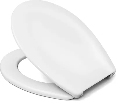 Produktbild von Hamberger WC-Sitz Toilettensitz Kunststoff mit Deckel weiß - 522360