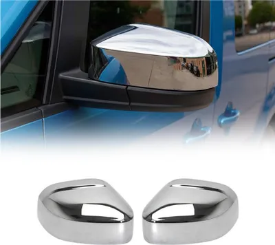 Image de Coques de Rétroviseurs pour VW Caddy IV 2015-2020 en ABS Argent
