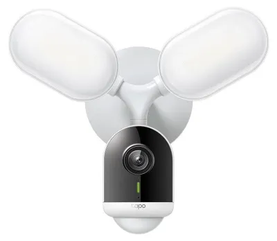 Image de Caméra de surveillance pour extérieur, avec éclairage infrarouge, résolution 2K QHD, vision nocturne couleur et reconnaissance par intelligence artificielle