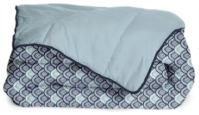 Image de Bleu Calin Couette Imprimée Melinda - Chaude 350g/m2 - 220x240cm