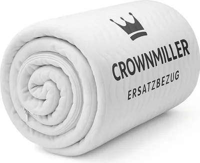 Produktbild von Crownmiller Microfaser Matratzenersatzbezug, Matratzenbezug 140x200 cm für Matratzen von 15 bis 20 cm, 60°C waschbar, 4-seitiger Reißverschluss