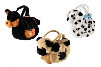 Obrázok produktu pre Pes/šteniatko vo vreci plyš 25x19cm 18m+