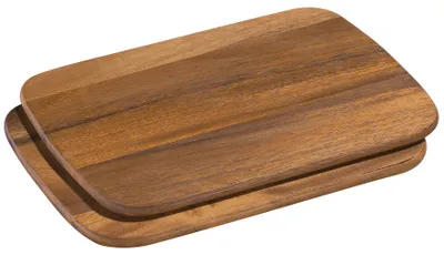 Produktbild von Zassenhaus 2er-Set Vesperbrett Akazie 26 x 17 cm