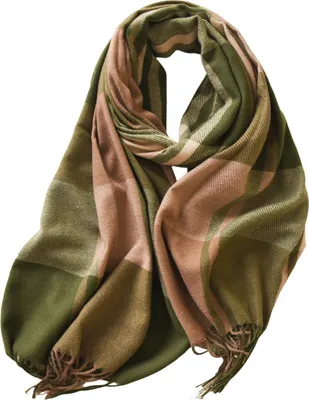 Produktbild von Warmer weicher Wollschal Wrap Pashmina Kaschmirmischung Langer Schal Frauen Damen Winter G