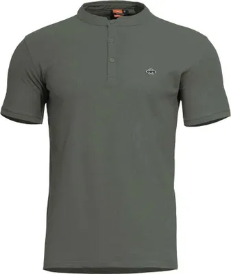 Produktbild von Pentagon Levantes Henley Kurzarm-poloshirt Grün XL Mann Grün XL