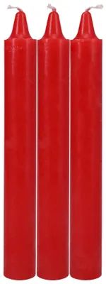 Japanische Tropfkerzen, 3er-Pack, Rot, für Wax Play