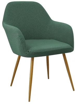Produktbild von Bürostuhlbezug Jacquard Elastisch Hellgrün 4 Stück