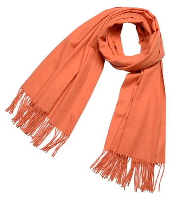 Produktbild von DonDon Damen Winter-Schal groß und flauschig 200 x 70 cm - Orange