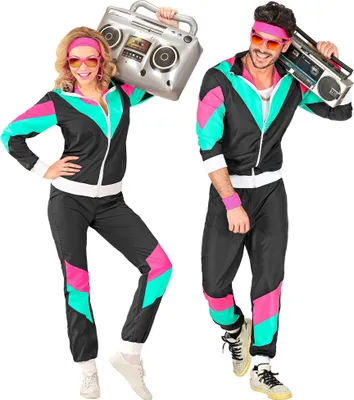 Produktbild von Uni 80 er Jahre Trainingsanzug Sporti -  Jogginganzug Gr. S - 3XL Trainings Anzug 3XL - ab 195cm