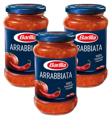Image de Barilla Pasta Sauce Arrabbiata excellente pour les pâtes 400g paquet de 3