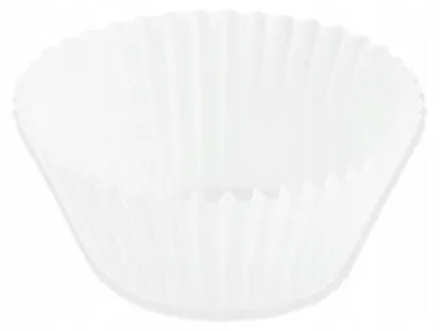 Produktbild von Papilart Polka Papierförmchen für Muffins, Weiß, 10 Stück