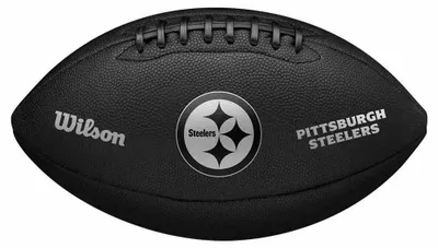 Produktbild von Wilson Nfl Team Metallic Premiere Pittsburgh Steelers American-football-ball Schwarz Schwarz One Size