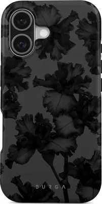 Produktbild von Handyhülle für iPhone 17, Burga Nucturnal Tough Magnetic, Schwarz mit floralem Muster