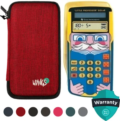 Produktbild von TI-Little Professor inkl. WYNGS Schutztasche Rot - Interaktiver Rechentrainer - Basic Set