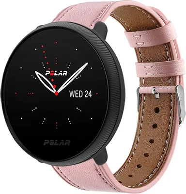 Produktbild von Strap-it Polar Ignite 2 Lederarmband (Rosa)