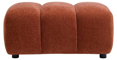 Produktbild von Hocker aus Strukturstoff in Terrakotta JUTINI
