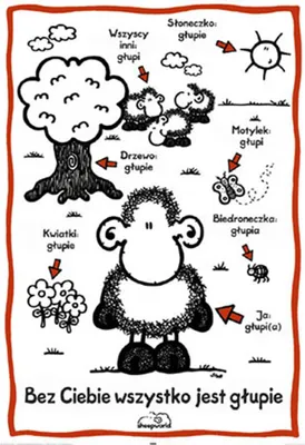 Obrázek produktu pro Sheepworld - Bez vás - tisk plakátu - velikost 61x91,5 cm